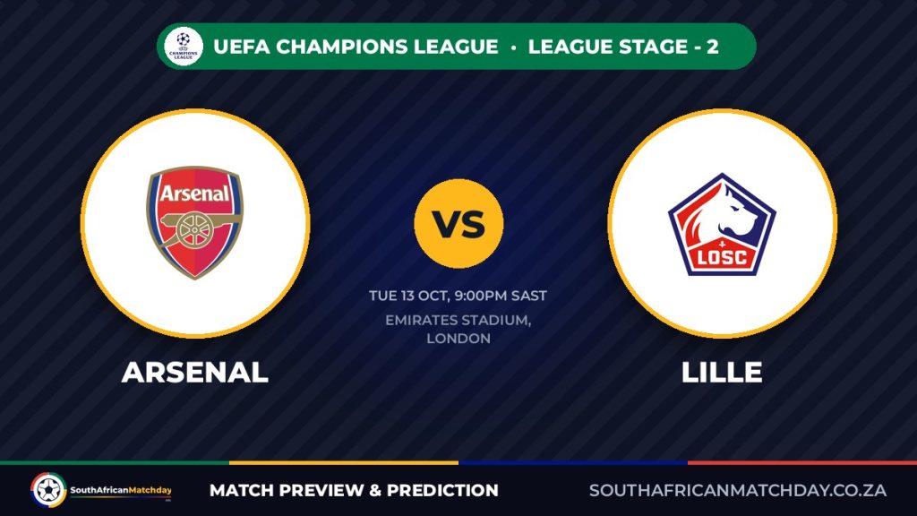 Arsenal vs Lille Champions League preview banner