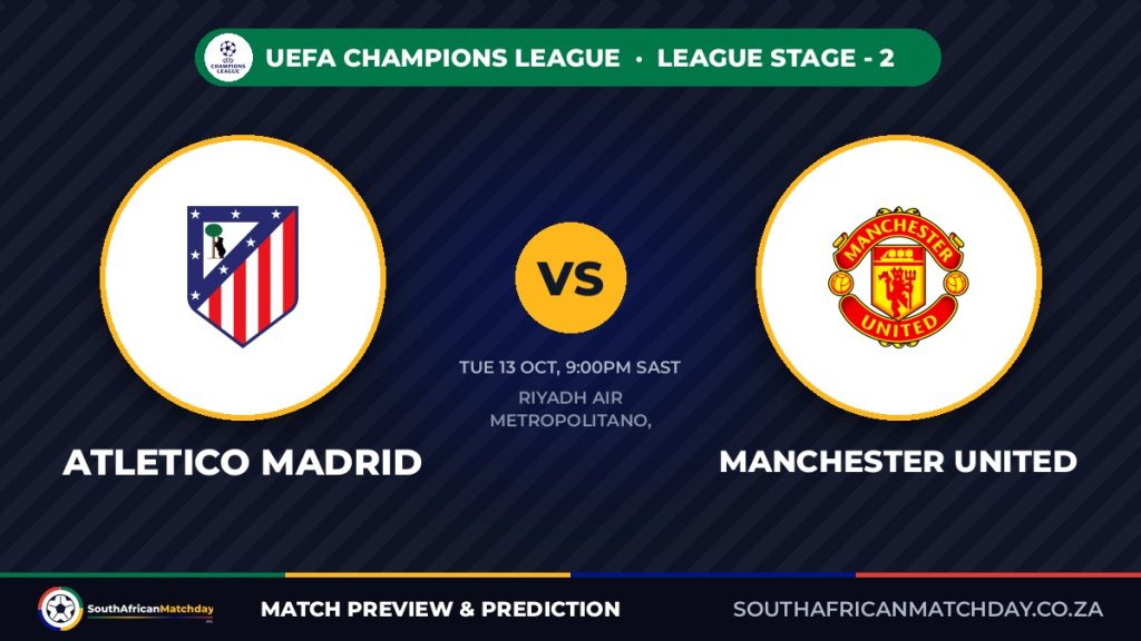 Atletico Madrid vs Manchester United Champions League preview banner