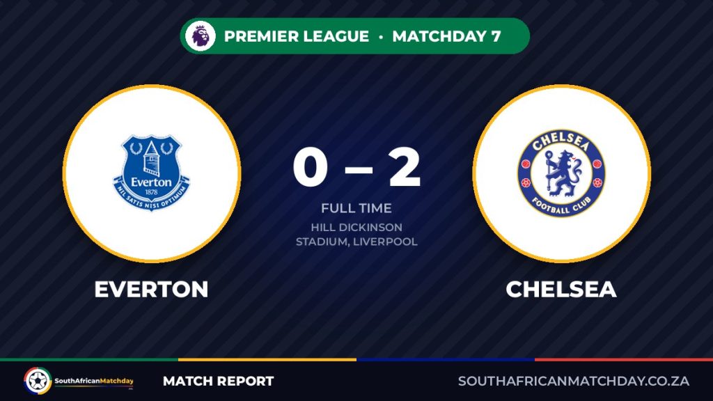 Everton vs Chelsea match report banner