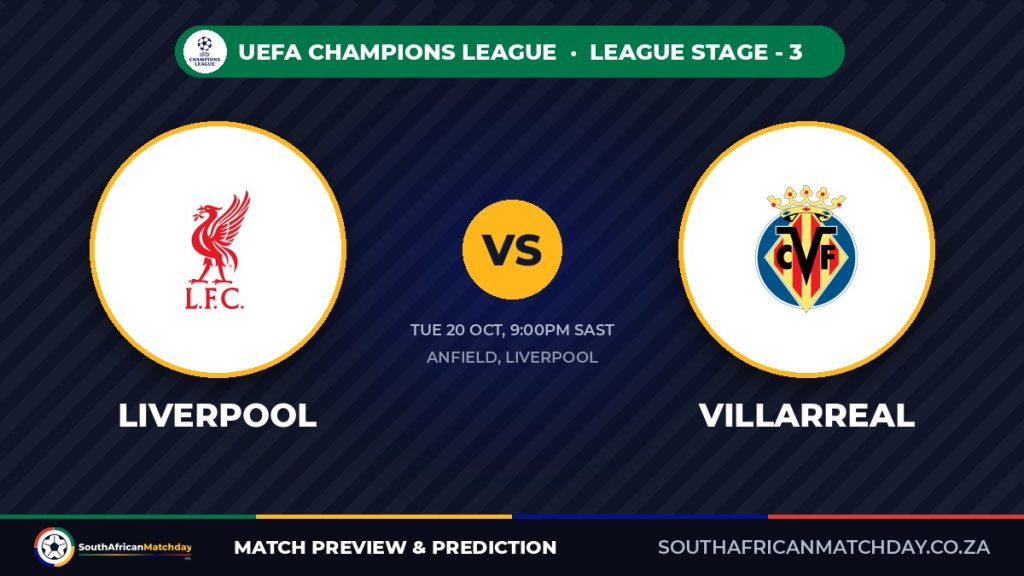Liverpool vs Villarreal: Champions League Preview